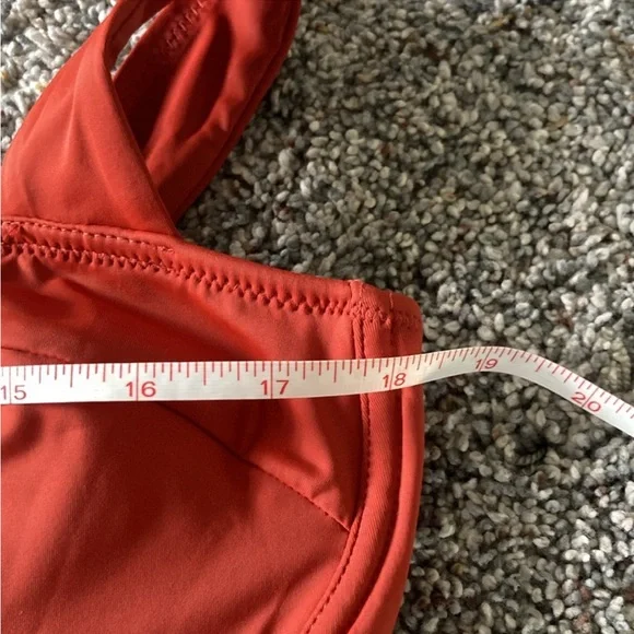 Elegant Red One-Piece Swimsuit - Picture 2 of 7